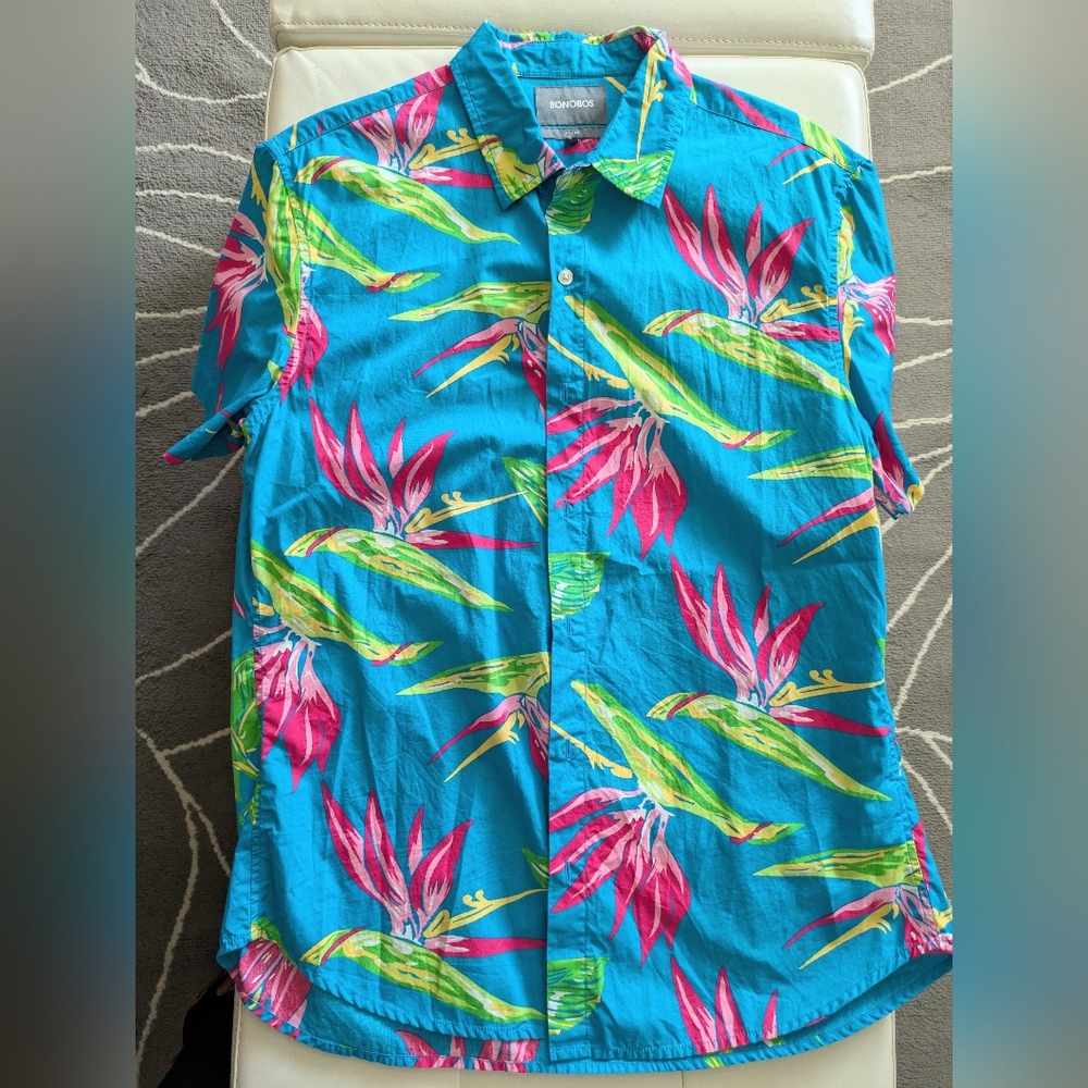 Men's Tropical Vacation Shirt Hawaiian Shirt